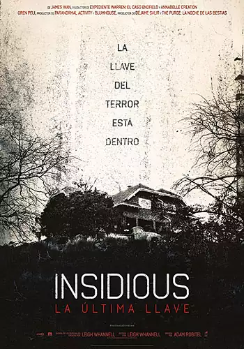 Pelicula Insidious. La ltima llave, terror, director Adam Robitel