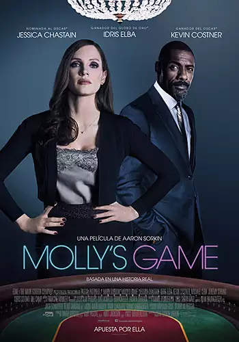 Pelicula Mollys game VOSE, drama, director Aaron Sorkin