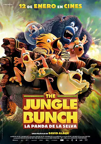 Pelicula The Jungle Bunch. La panda de la selva, animacio, director David Alaux