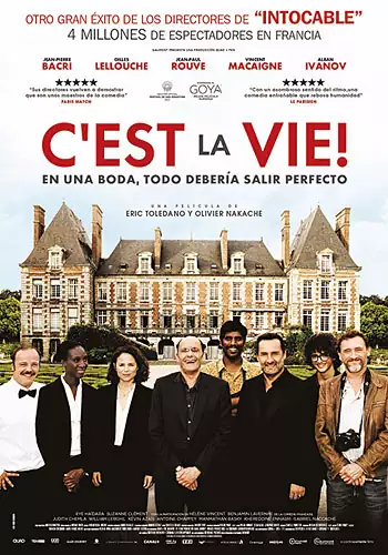 Pelicula Cest la vie!, comedia, director Olivier Nakache y Eric Toledano