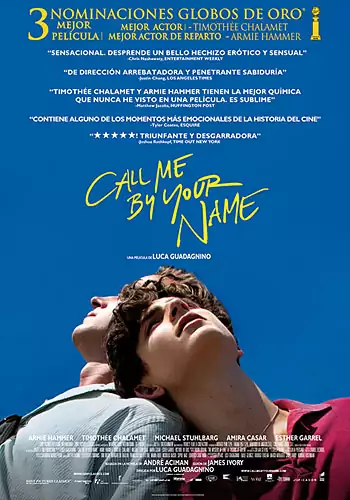 Pelicula Call me by your name, drama, director Luca Guadagnino