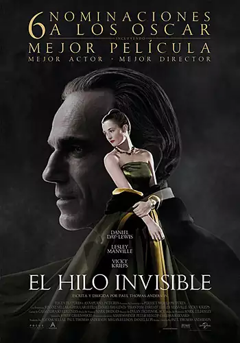 Pelicula El hilo invisible, drama, director Paul Thomas Anderson