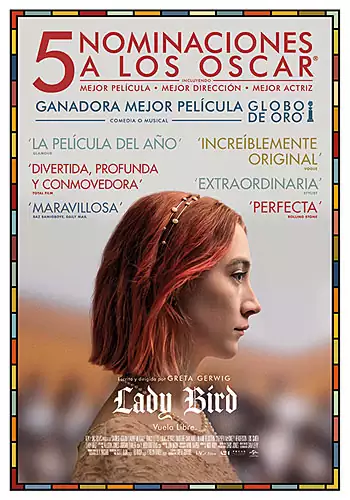 Pelicula Lady Bird VOSE, drama, director Greta Gerwig