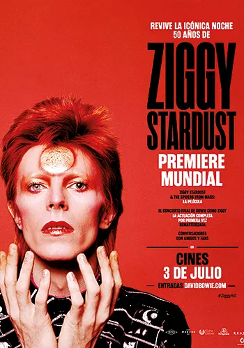 Pelicula Ziggy Stardust: premiere mundial VOSE, musical, director D.A. Pennebaker
