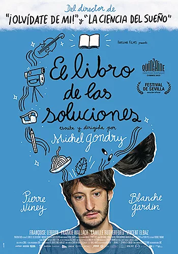 Pelicula El libro de las soluciones, comedia drama, director Michel Gondry
