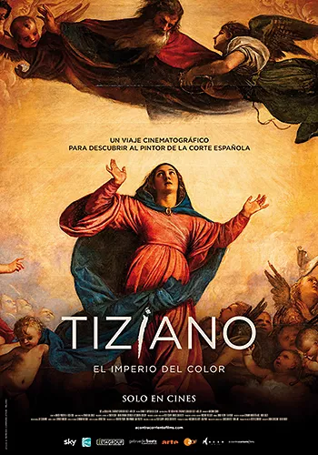 Pelicula Tiziano. El imperio del color, biografico drama, director Laura Chiossone y Giulio Boato