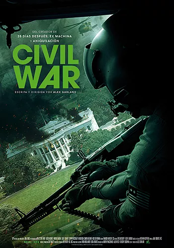 Pelicula Civil War 4DX, accion, director Alex Garland