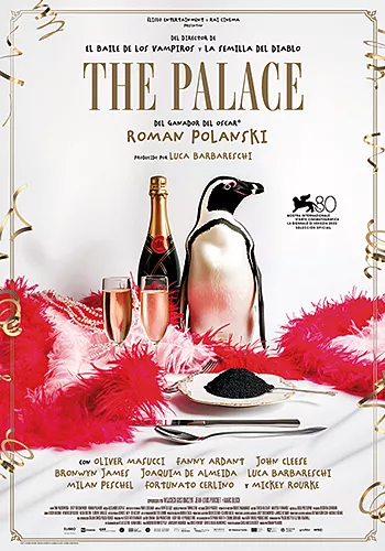Pelicula The Palace VOSE, comedia negro, director Roman Polanski