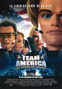 Pelicula Team America. La polica del mundo VOSE, accio, director Trey Parker