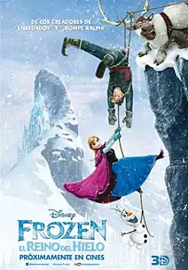Pelicula Frozen. El reino del hielo 3D, animacion, director Chris Buck