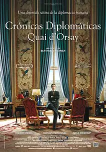 Pelicula Crnicas diplomticas Quai dOrsay VOSE, comedia, director Bertrand Tavernier