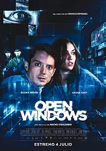 Pelicula Open windows VOSE, thriller, director Nacho Vigalondo