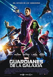 Pelicula Guardianes de la galaxia 3D, ciencia ficcion, director James Gunn