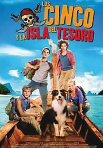 Pelicula Los Cinco y la isla del tesoro, aventures, director Mike Marzuk