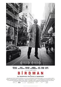 Pelicula Birdman, comedia negro, director Alejandro Gonzlez Iarritu