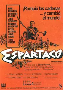 Pelicula Espartaco VOSE, drama epica, director Stanley Kubrick