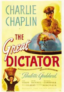 Pelicula El gran dictador VOSE, comedia drama, director Charles Chaplin