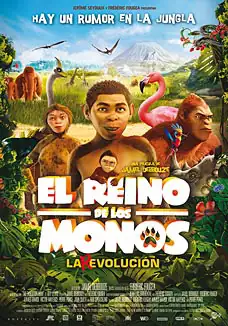 Pelicula El reino de los monos, animacion, director Jamel Debbouze