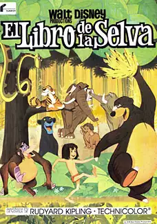 Pelicula El libro de la selva, animacion, director Wolfgang Reitherman
