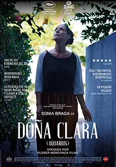 Pelicula Doa Clara Aquarius VOSE, drama, director Kleber Mendona Filho