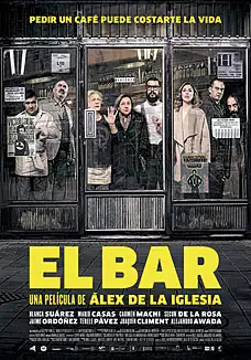 Pelicula El bar VOSI, thriller, director lex de la Iglesia