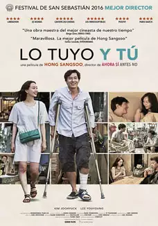Pelicula Lo tuyo y t VOSE, comedia drama, director Hong Sang-soo