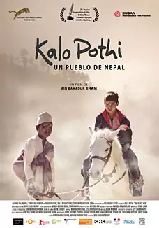 Pelicula Kalo Pothi. Un pueblo de Nepal, aventuras, director Min Bahadur Bham