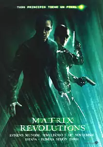 Pelicula Matrix revolutions VOSE, accion, director Larry Wachowski y Andy Wachowski