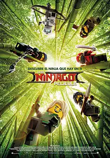 Pelicula La LEGO Ninjago pelcula 3D, animacio, director Charlie Bean i Paul Fisher i Bob Logan
