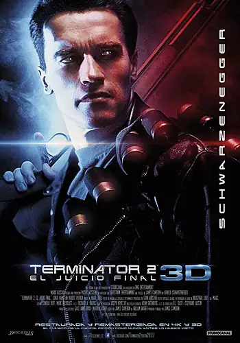 Pelicula Terminator 2. El juicio final 3D, ciencia ficcio, director James Cameron
