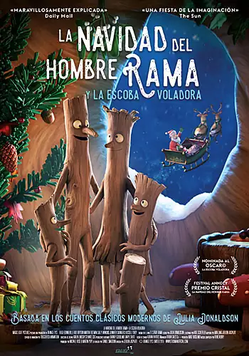 La Navidad del hombre rama y la escoba voladora