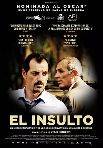 Pelicula El insulto VOSE, drama, director Ziad Doueiri