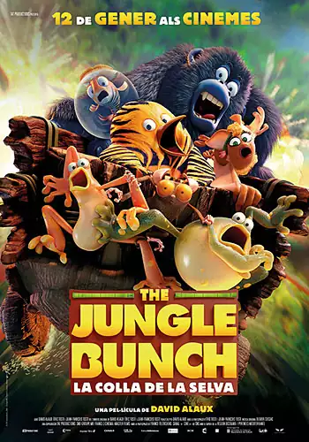 Pelicula The Jungle Bunch. La colla de la selva CAT, animacion, director David Alaux