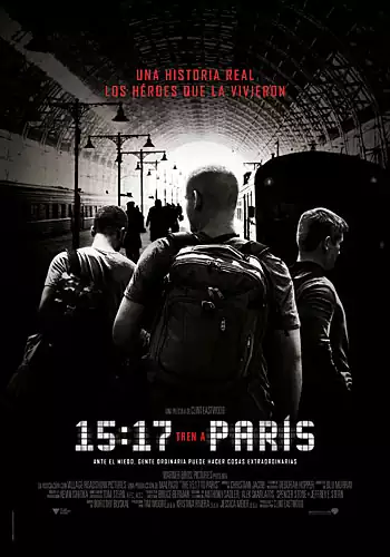 Pelicula 15:17 tren a Pars, drama, director Clint Eastwood