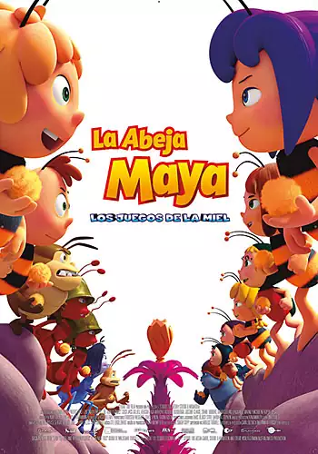 Pelicula La abeja Maya. Los juegos de la miel, animacion, director Noel Cleary y Alexs Stadermann y Sergio Delfino