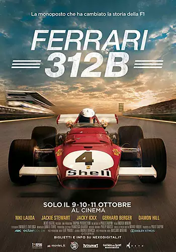 Pelicula Ferrari 312B VOSE, documental, director Andrea Marini