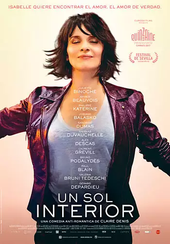Pelicula Un sol interior VOSE, comedia romance, director Claire Denis