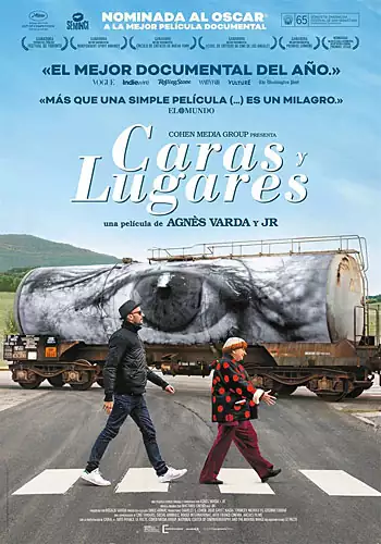Pelicula Caras y lugares, documental, director Agns Varda y  JR