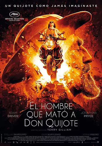 Pelicula El hombre que mat a Don Quijote, comedia drama, director Terry Gilliam