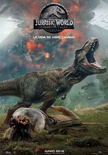 Pelicula Jurassic World: El reino cado VOSE, aventuras, director J.A. Bayona