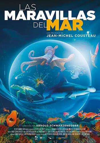 Pelicula Las maravillas del mar, documental, director Jean-Michel Cousteau y Jean-Jacques Mantello