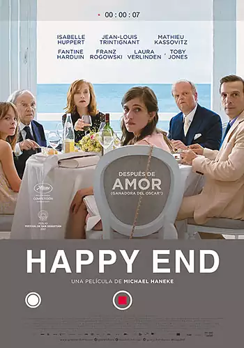 Pelicula Happy End, drama, director Michael Haneke