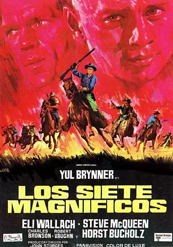 Pelicula Los siete magnficos VOSE, western, director John Sturges