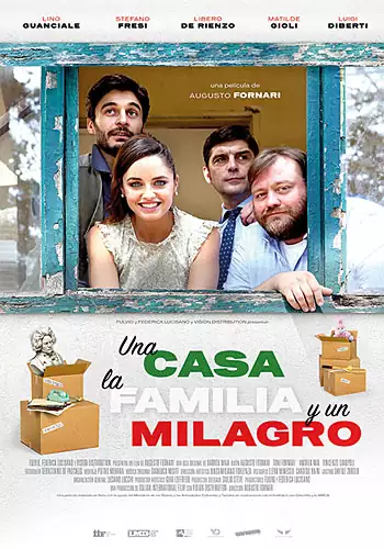 Pelicula Una casa la familia y un milagro, comedia, director Augusto Fornari