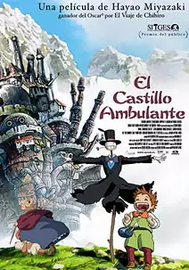 Carátula de la película El castillo ambulante Pelicula El castillo ambulante, drama, director Hayao Miyazaki