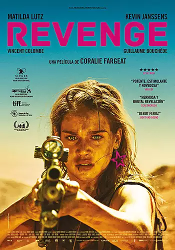 Pelicula Revenge VOSE, accion, director Coralie Fargeat