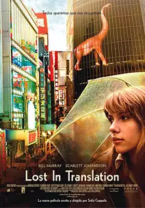 Pelicula Lost in translation VOSE, comedia drama, director Sofia Coppola