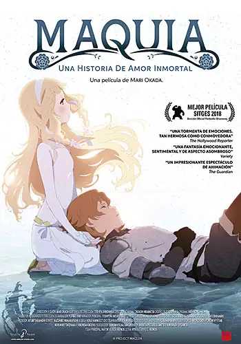Pelicula Maquia: una historia de amor inmortal VOSE, animacion, director Mari Okada