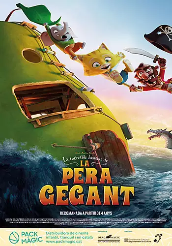 Pelicula La increble histria de la pera gegant CAT, animacio, director Amalie Nsby Fick i Jrgen Lerdam i Philip Einstein Lipski