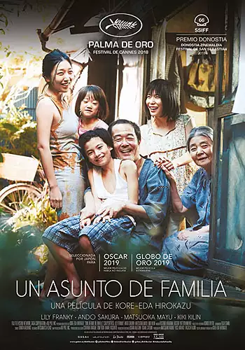 Pelicula Un asunto de familia, drama, director Hirokazu Koreeda